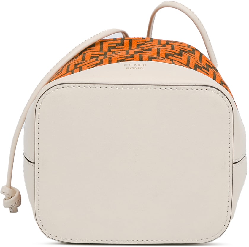 Fendi Mini Zucca Suede F is Fendi Mon Tresor Bucket Oranje