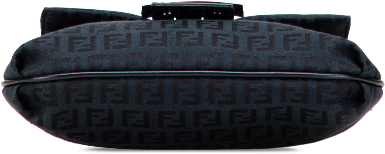 Fendi Zucchino Canvas Crossbody Blauw