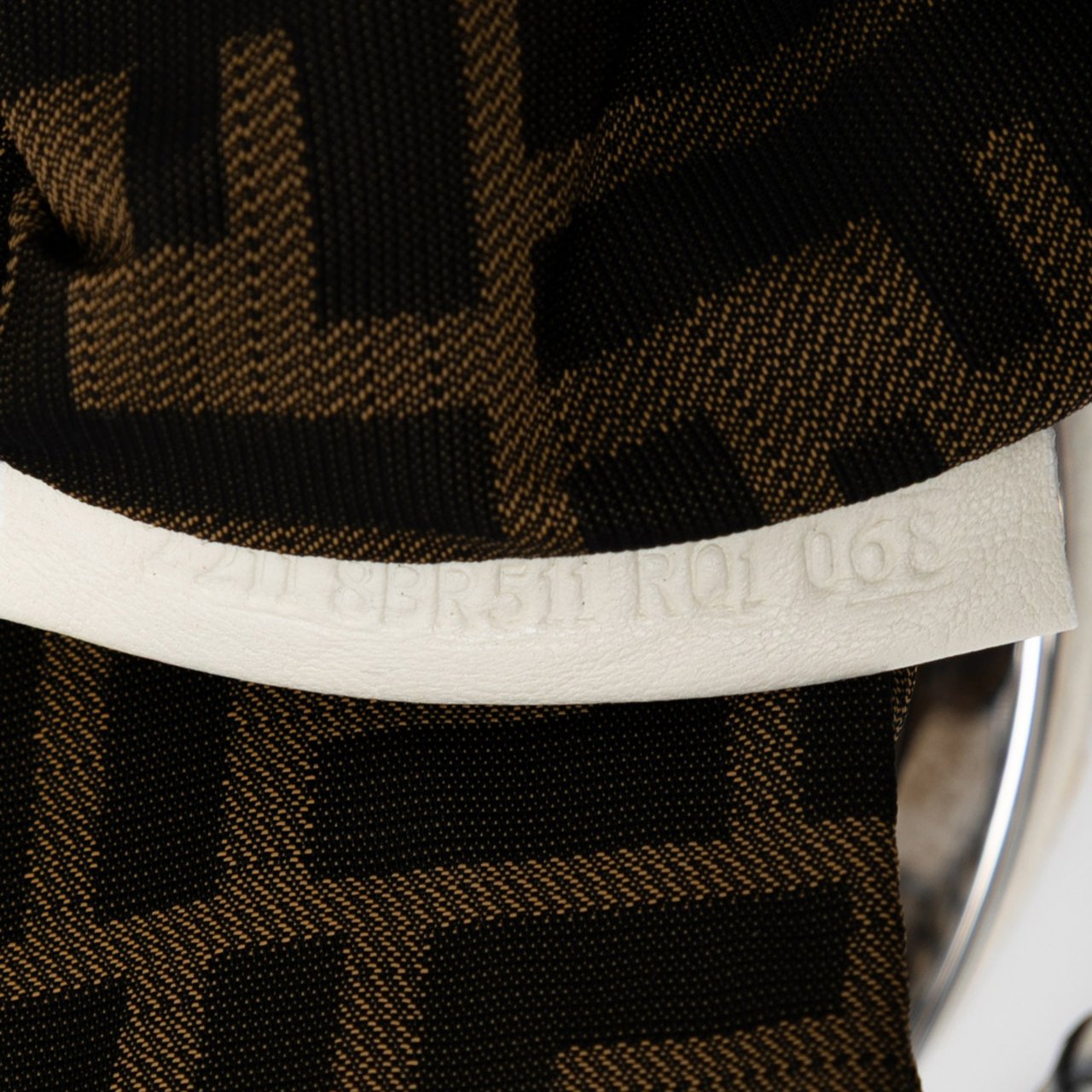 Fendi Leather Spy Handbag Wit