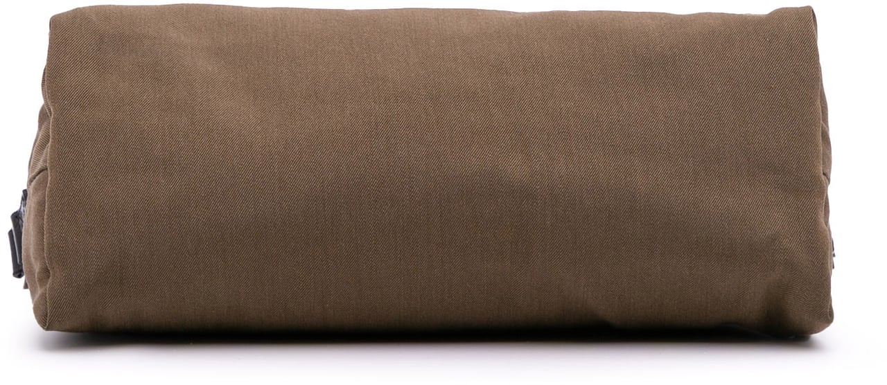 Fendi Canvas Flap Shoulder Bag Bruin