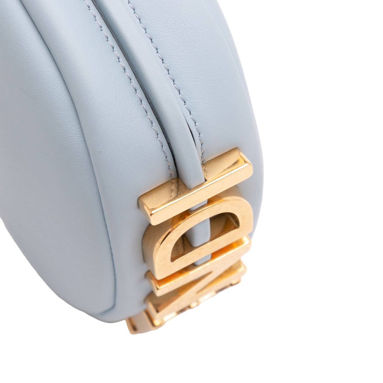 Fendi Nano Leather Fendigraphy Hobo Blauw