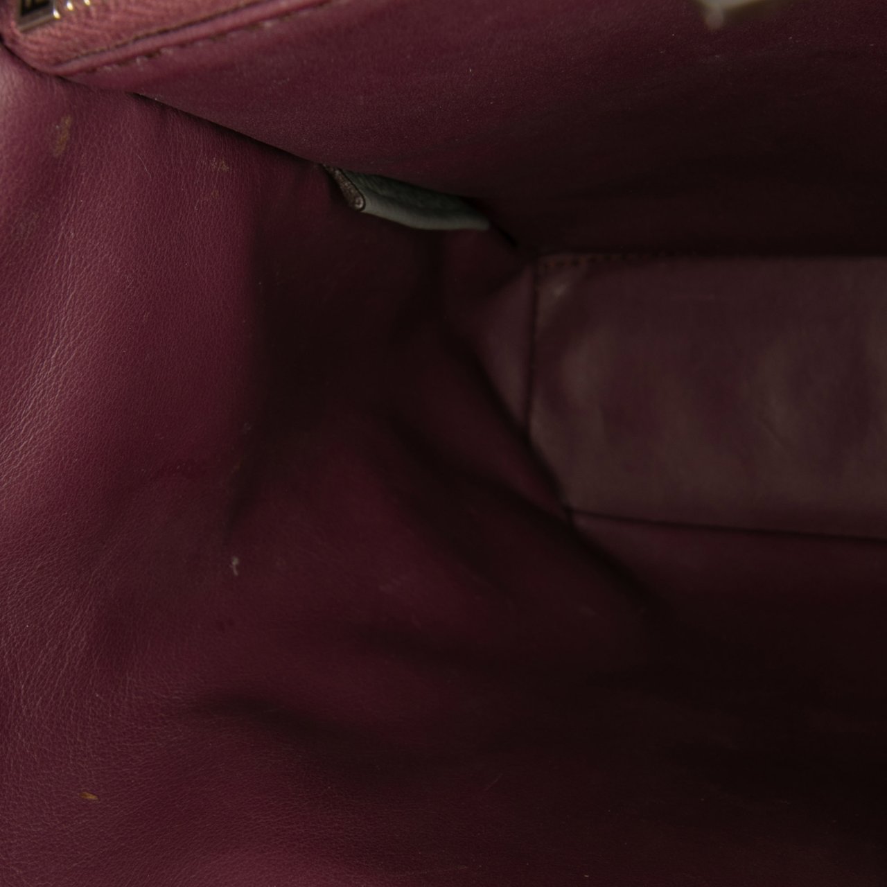 Fendi Petite Leather 2Jours Satchel Grijs