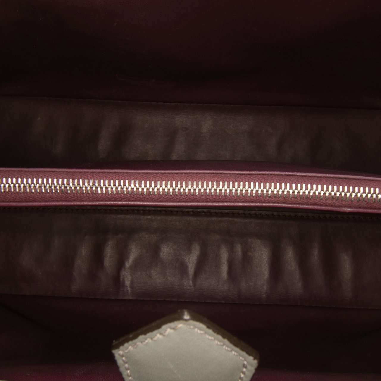 Fendi Petite Leather 2Jours Satchel Grijs