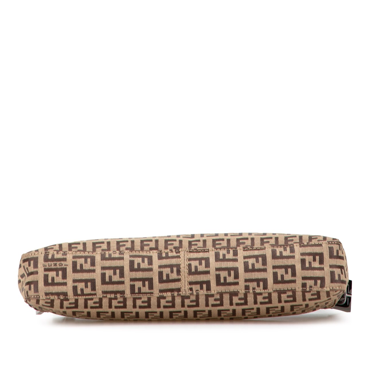 Fendi Zucchino Canvas Pochette Bruin