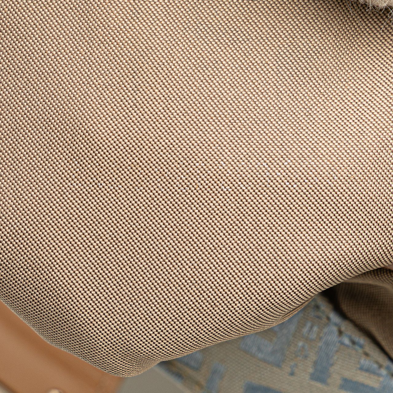 Fendi Zucchino Canvas Hobo Blauw