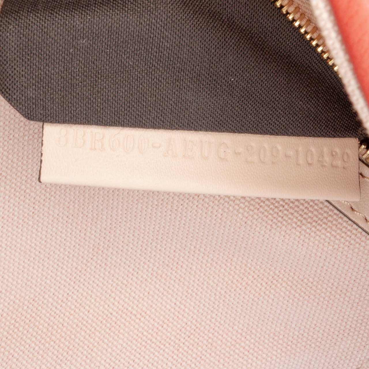 Fendi Zucca Embroidered Canvas Baguette Satchel Roze