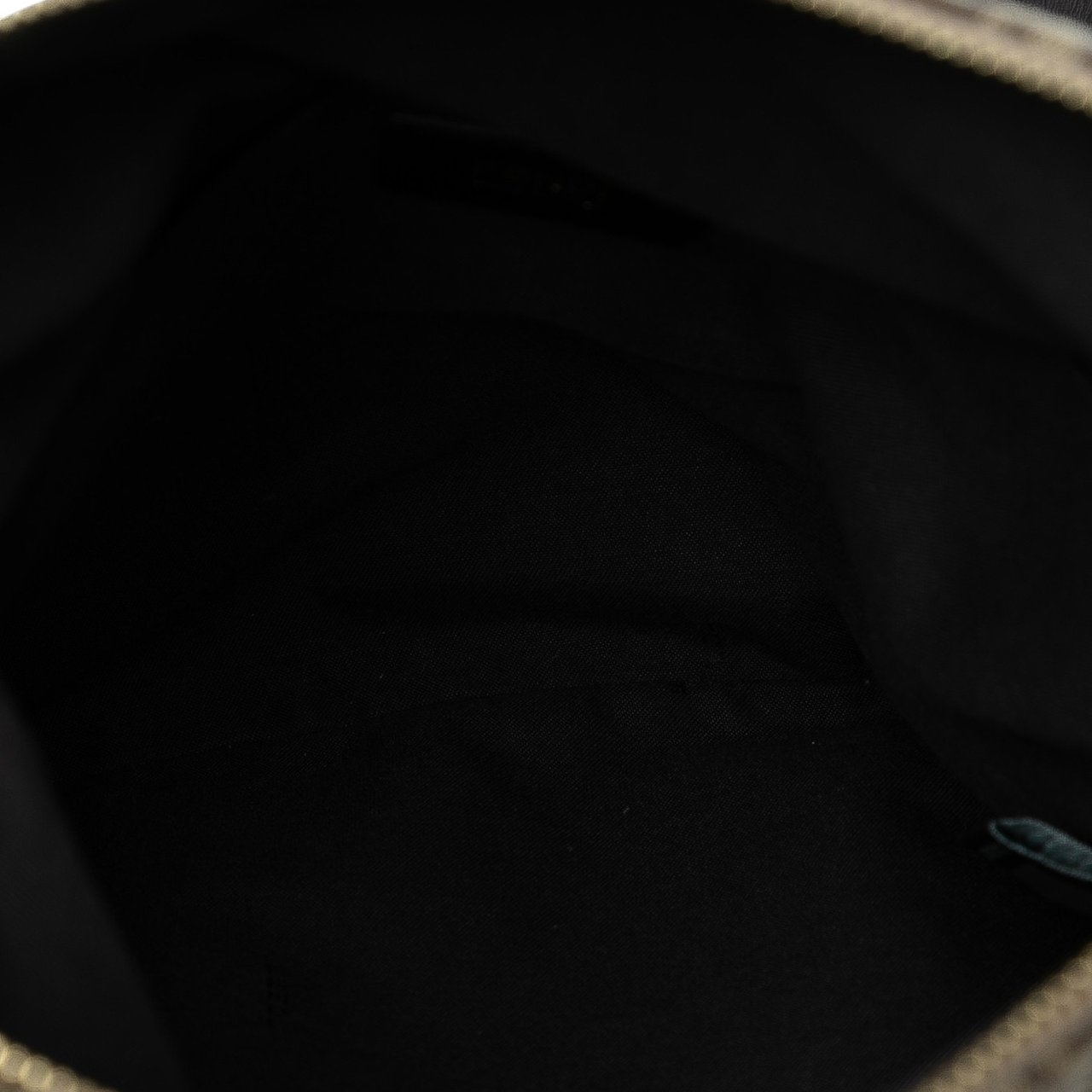 Fendi Zucchino Canvas Crossbody Bruin