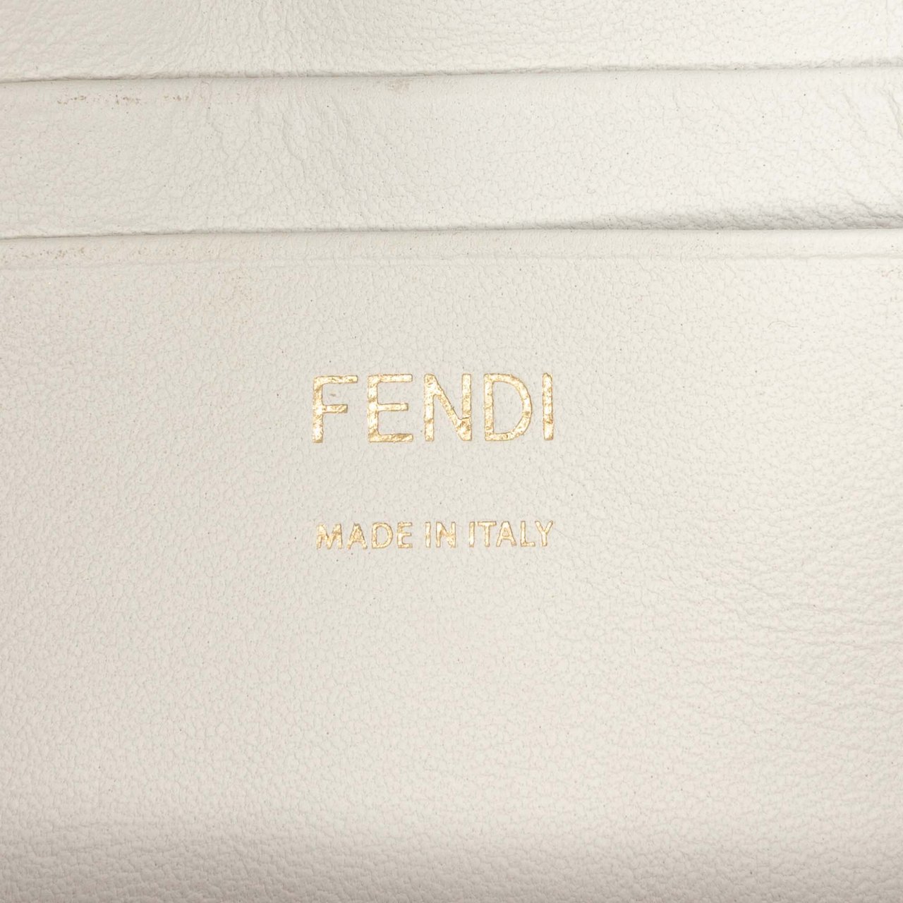 Fendi Mini Zucca Embossed Leather Baguette Satchel Wit