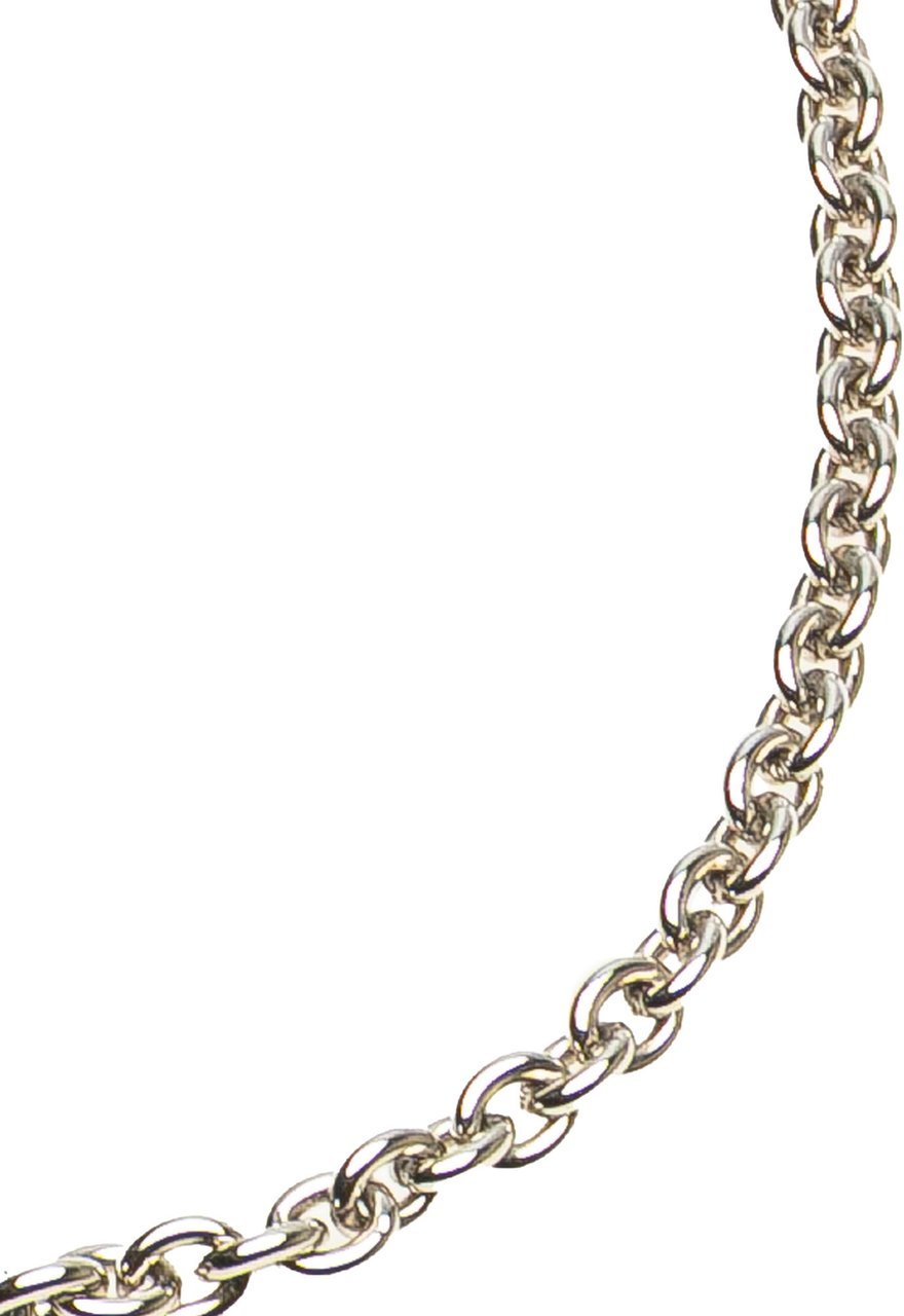 Fendi Zucchino Canvas Chain Pochette Bruin