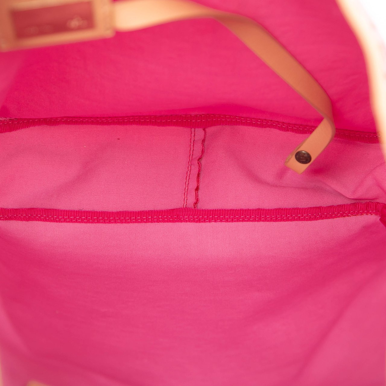 Fendi Zucchino Canvas Tote Roze