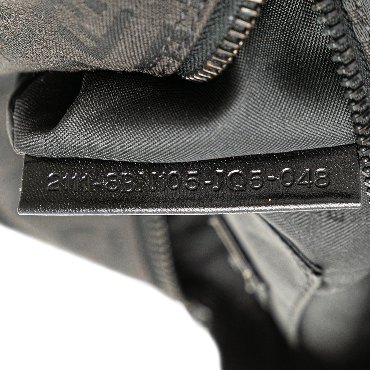 Fendi Mini Zucchino Canvas Handbag Zwart