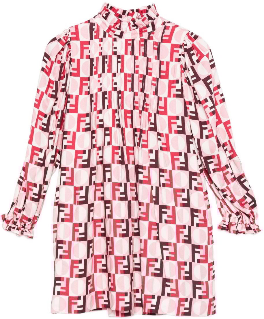 Fendi Dresses Pink25Multicolor Roze