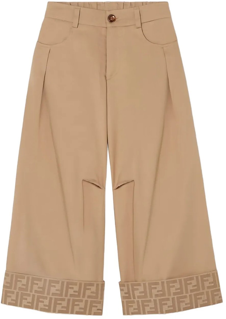 Fendi pantalone eavy gabardine divers Divers