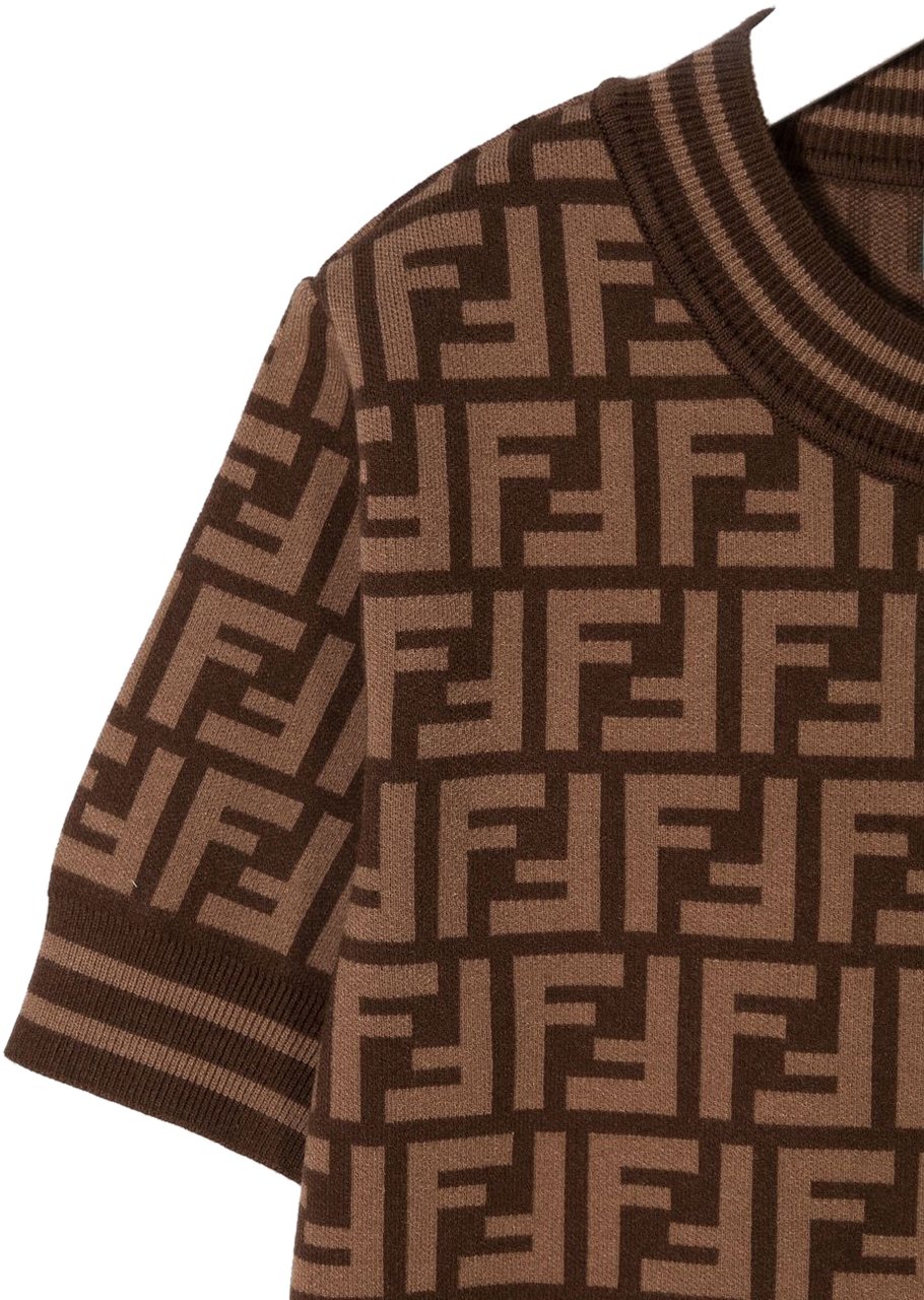 Fendi Sweaters Zucca Oranje
