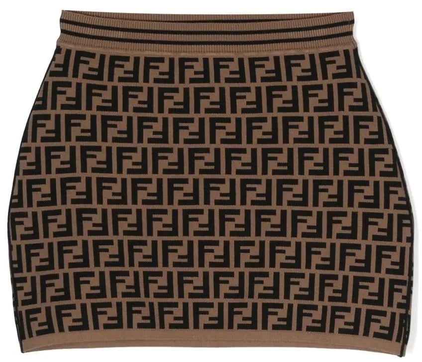 Fendi gonna ff knit divers Divers