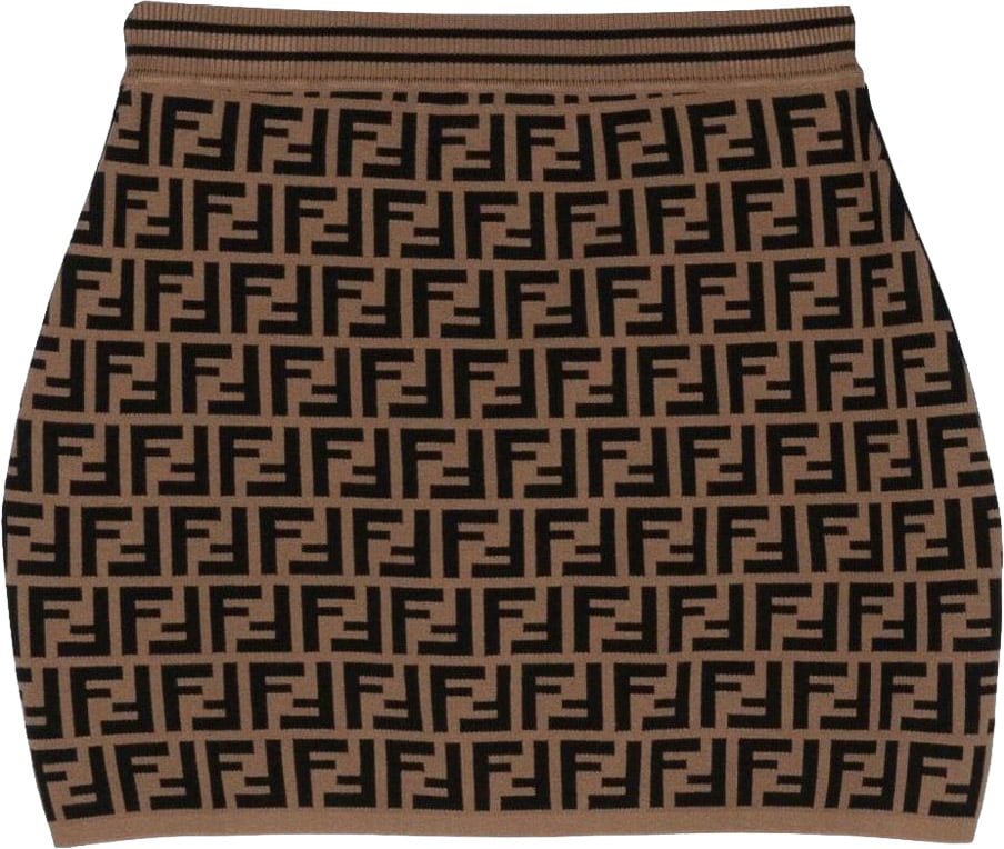 Fendi Skirts Beige