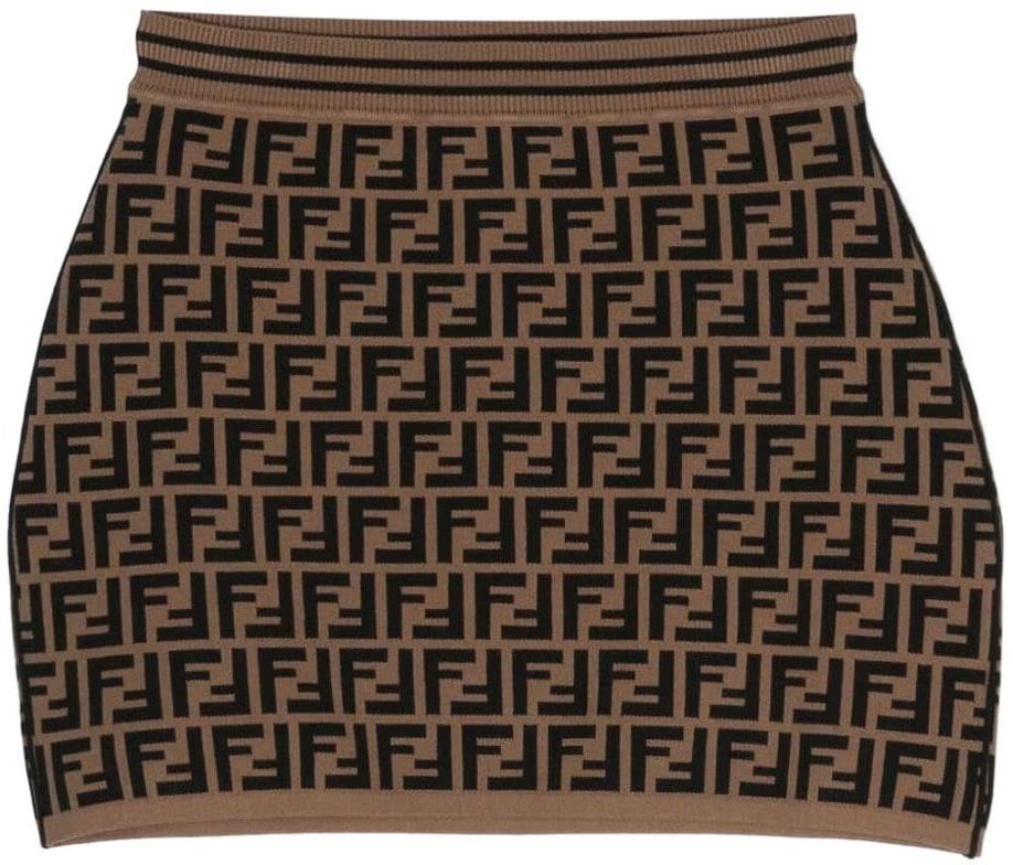 Fendi Skirts Beige
