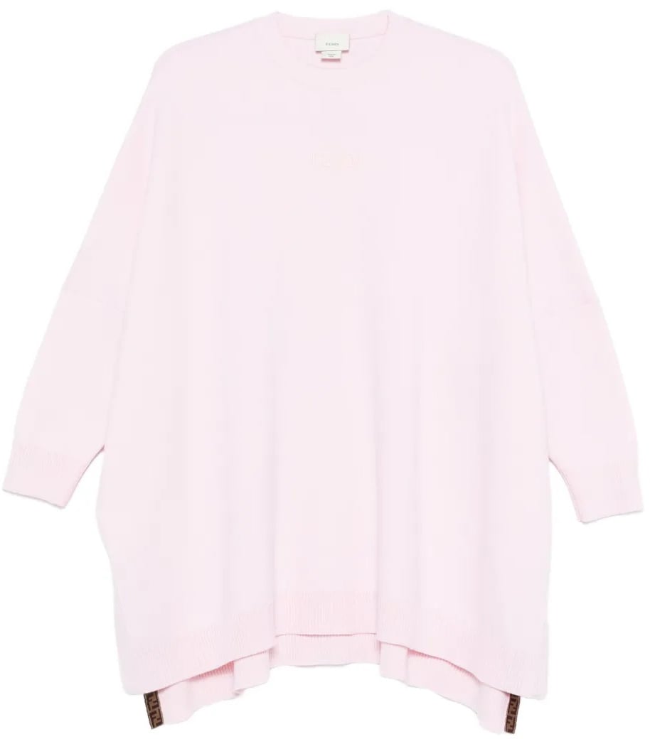 Fendi abito wool knit logo divers Divers