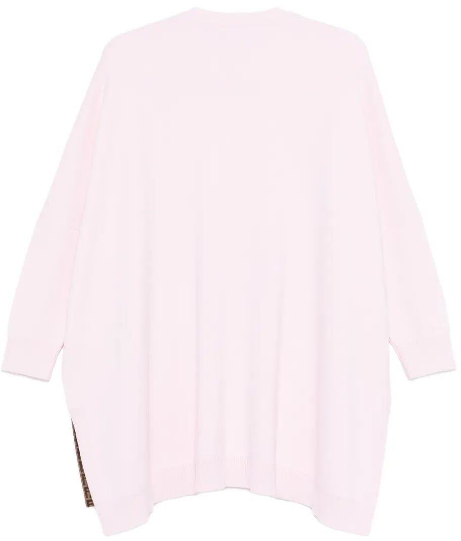 Fendi abito wool knit logo divers Divers