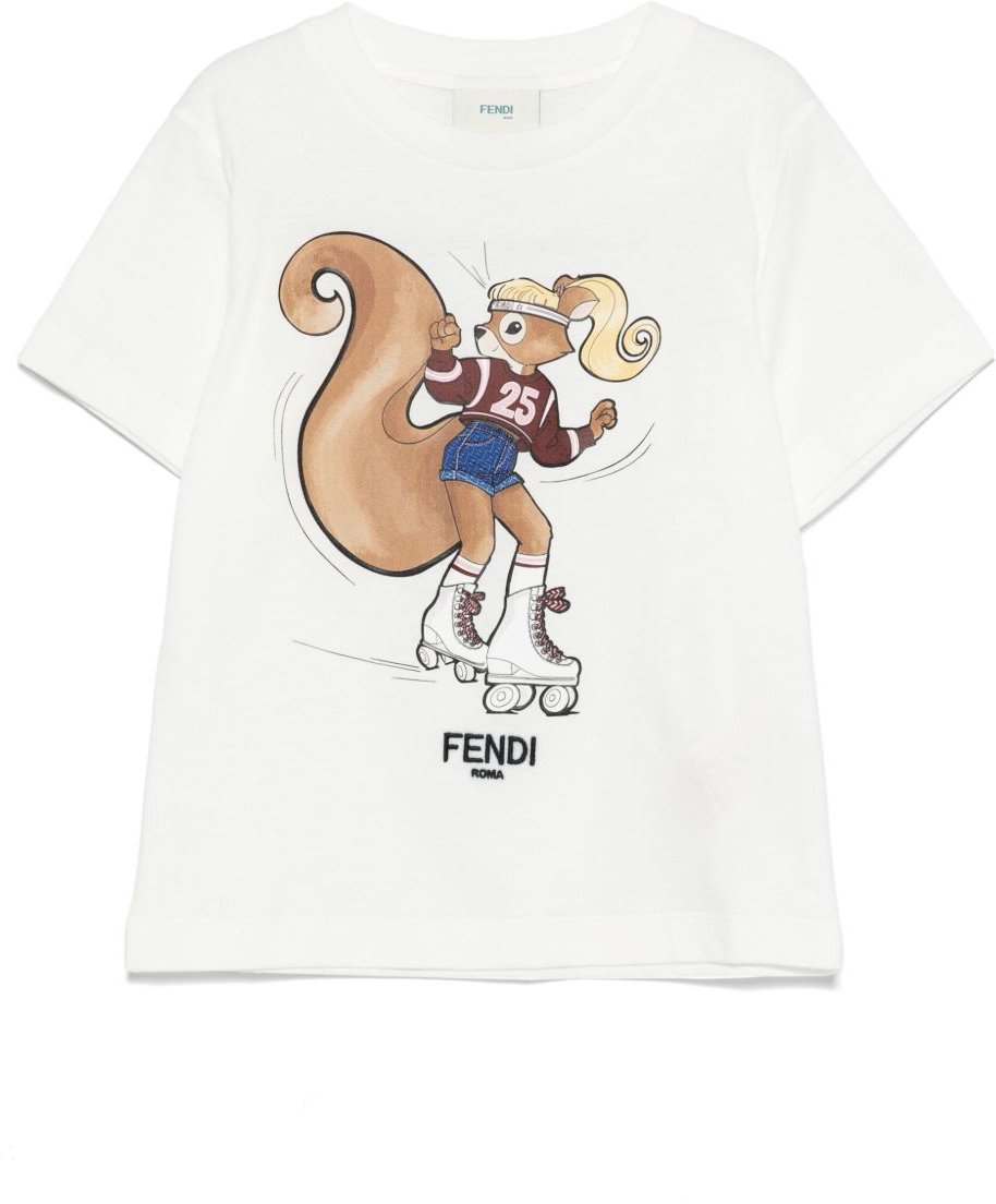 Fendi T-Shirts And Polos Gesso Divers
