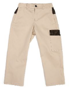 Fendi Trousers Linen Groen