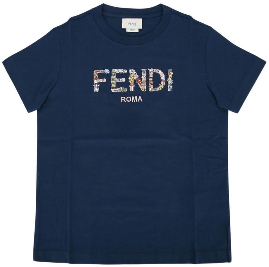Fendi T-Shirts And Polos Yale Blauw