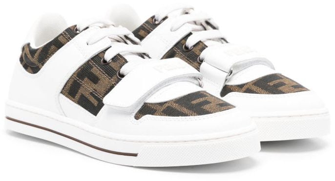 Fendi Fendi Kids Sneakers White Wit