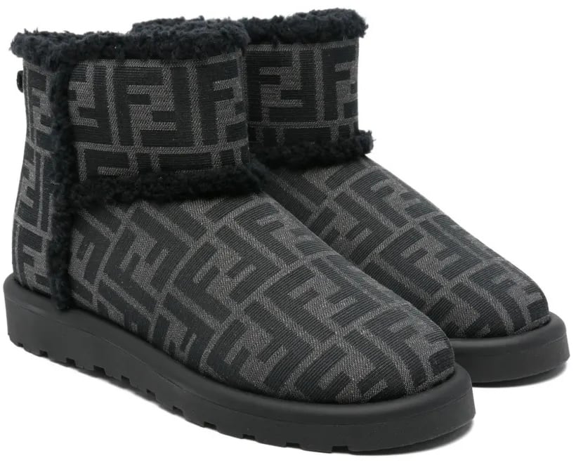 Fendi bootie tessuto jacquard ff divers Divers