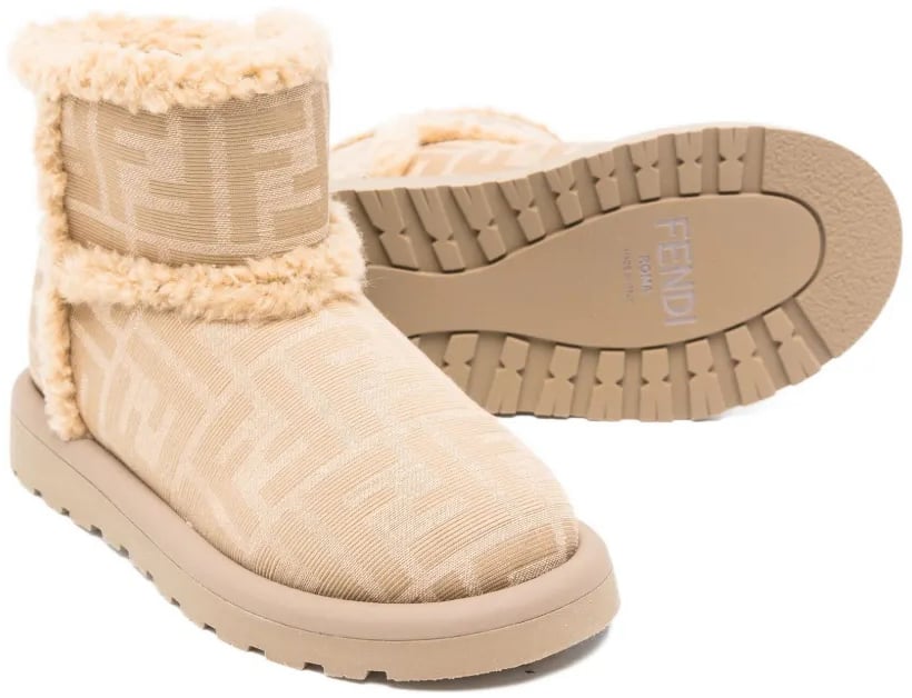 Fendi bootie tessuto jacquard ff divers Divers