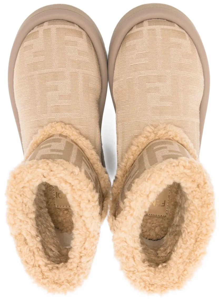 Fendi bootie tessuto jacquard ff divers Divers