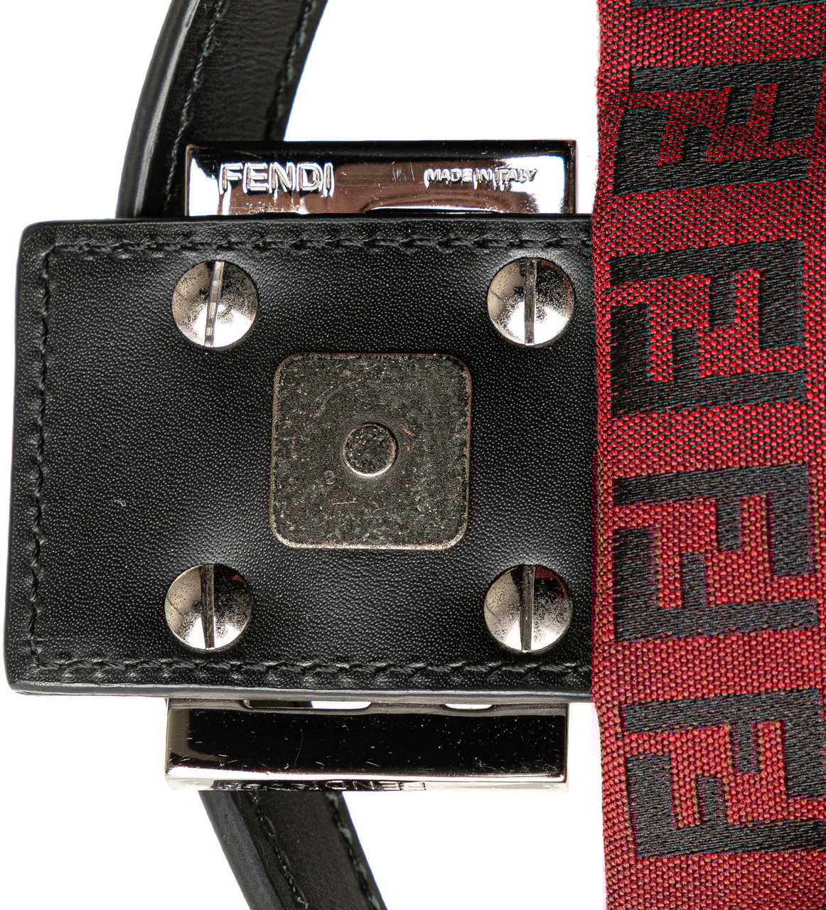 Fendi Zucchino Canvas Mamma Forever Rood