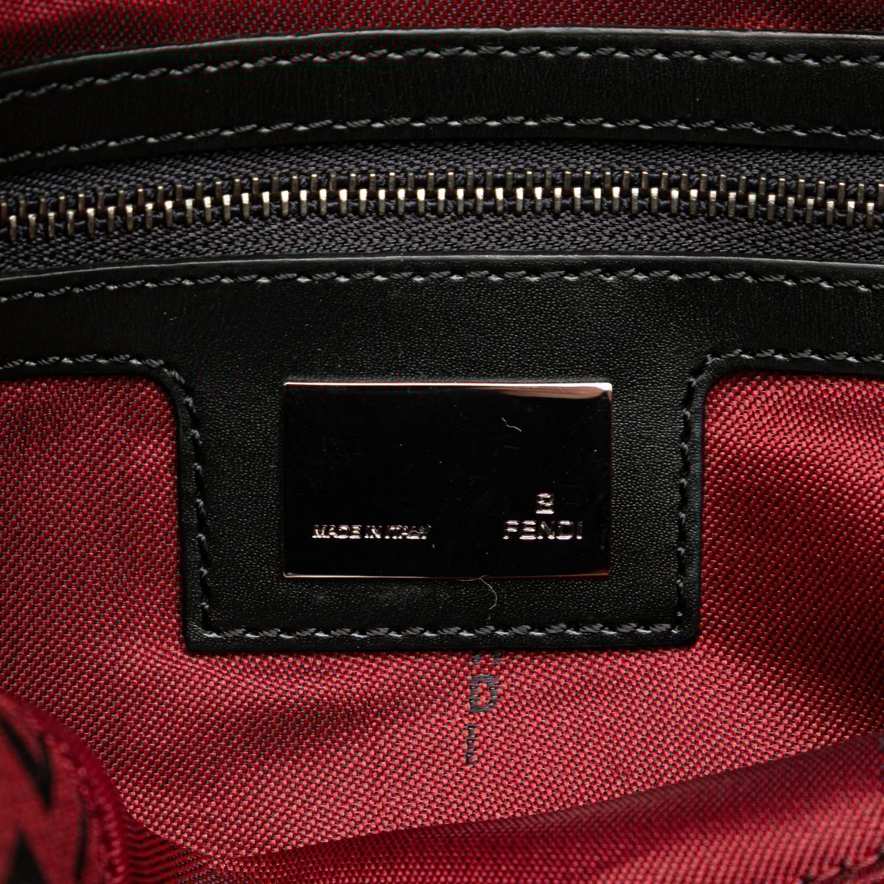 Fendi Zucchino Canvas Mamma Forever Rood
