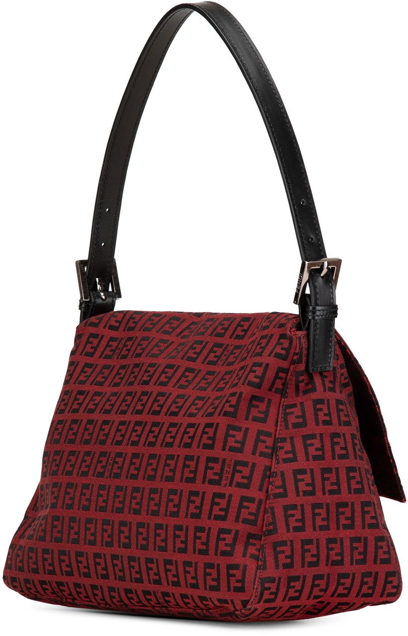 Fendi Zucchino Canvas Mamma Forever Rood