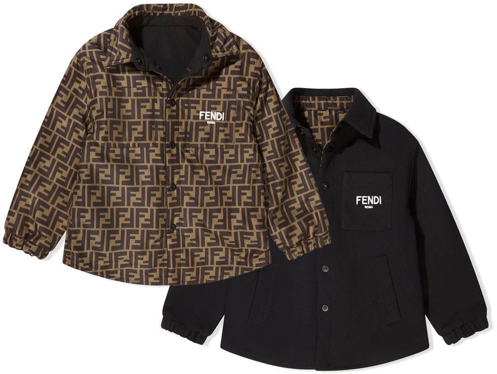 Fendi Jackets Blackzucca Zwart