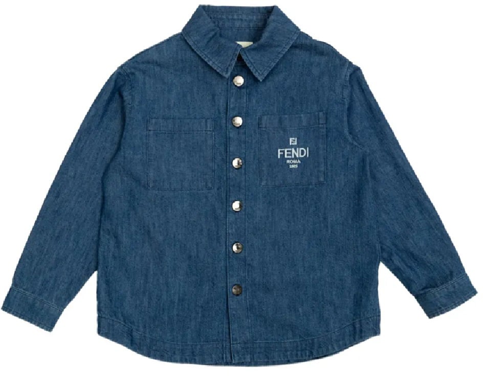 Fendi giacca light denim divers Divers