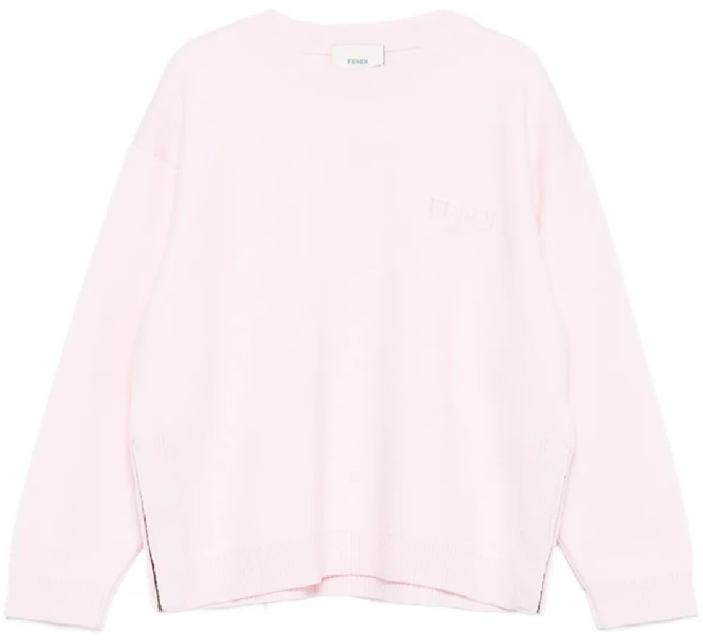 Fendi pullover wool knit logo divers Divers