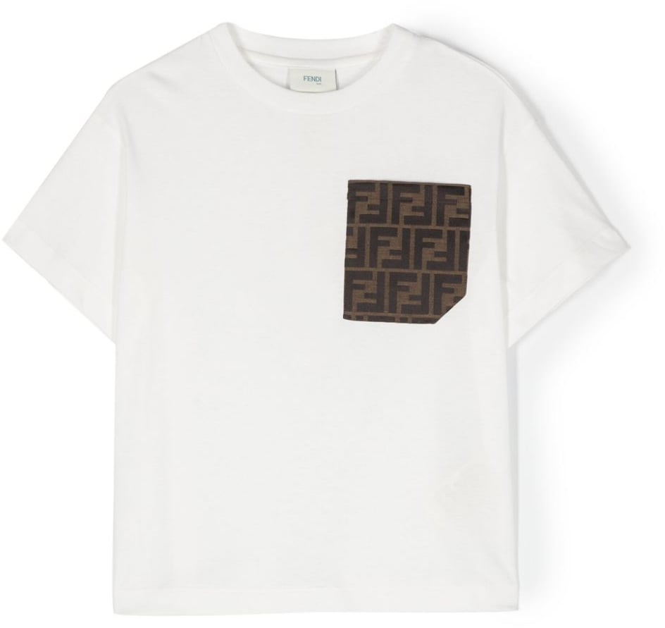 Fendi T-Shirts And Polos White Wit