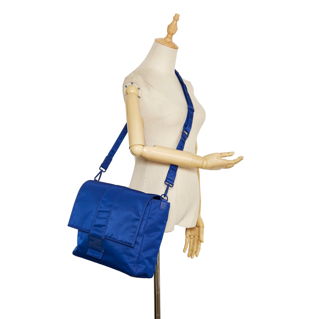 Fendi FF Lock Crossbody Blauw