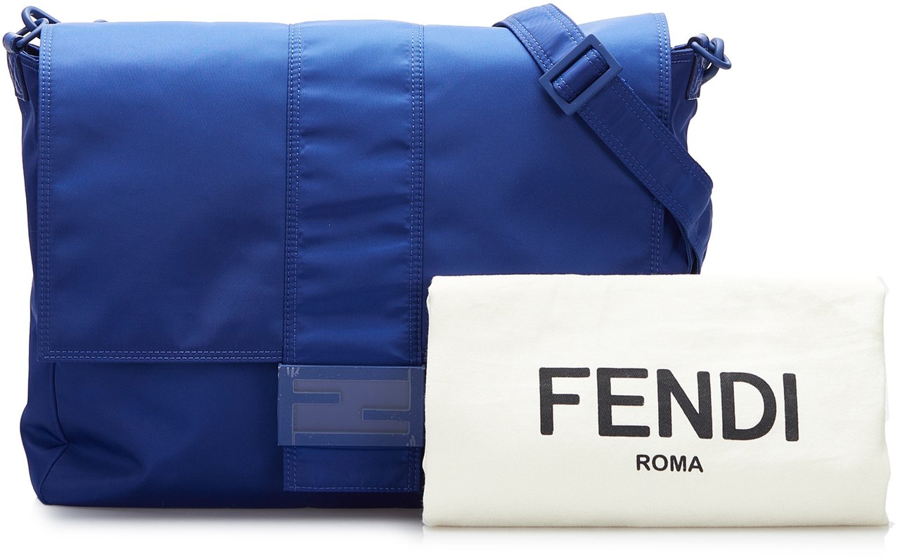 Fendi FF Lock Crossbody Blauw