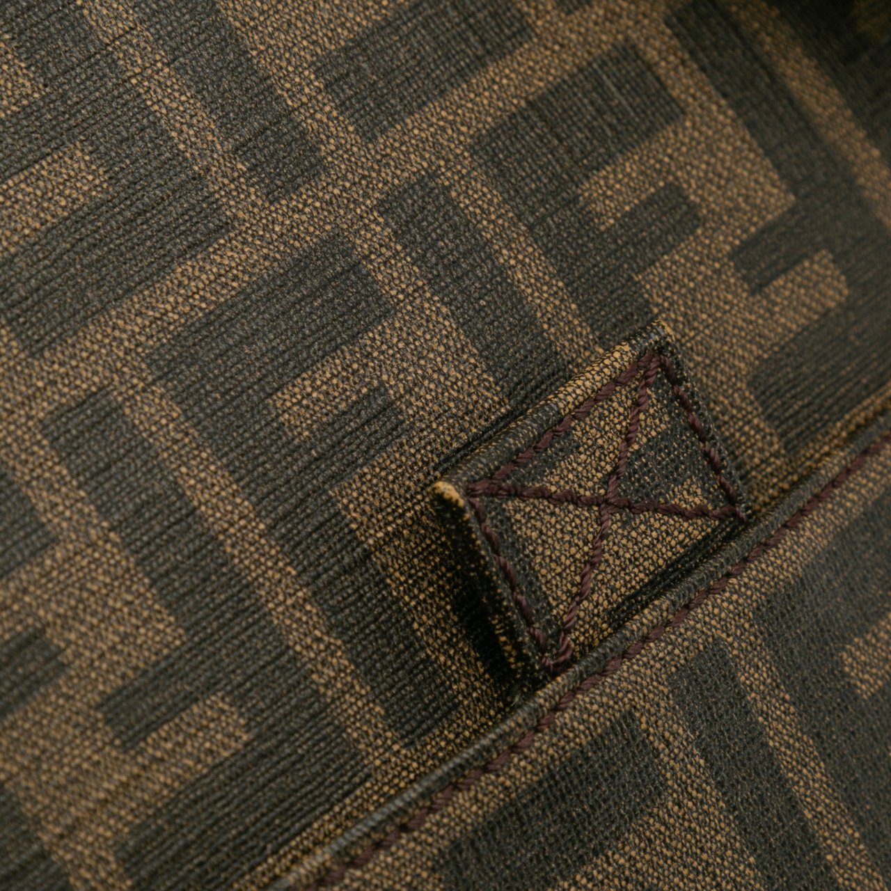 Fendi Zucca Spalmati Crossbody Bruin