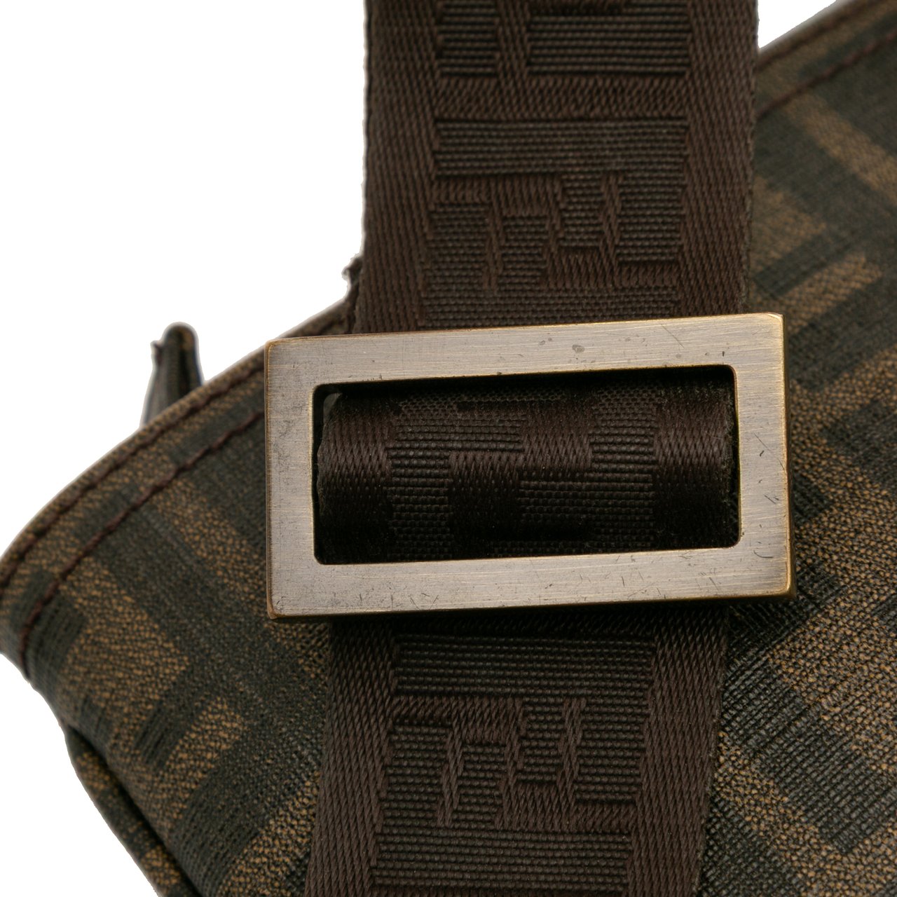 Fendi Zucca Spalmati Crossbody Bruin