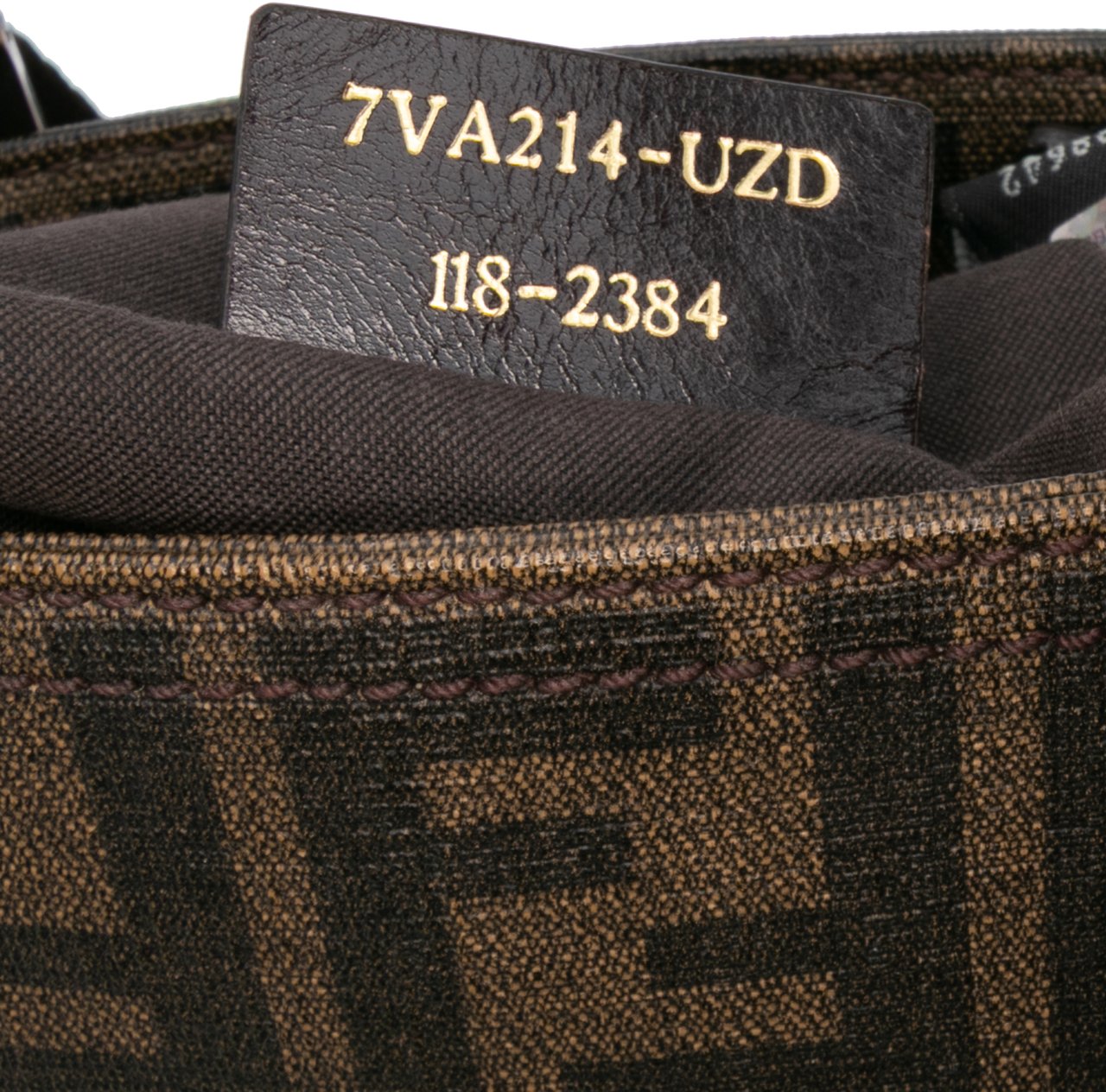 Fendi Zucca Spalmati Crossbody Bruin