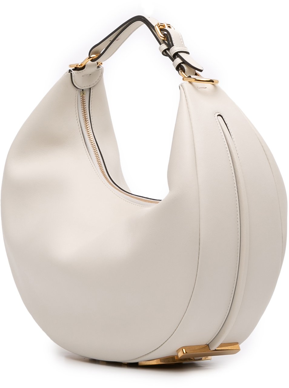 Fendi Medium Leather Fendigraphy Hobo Wit