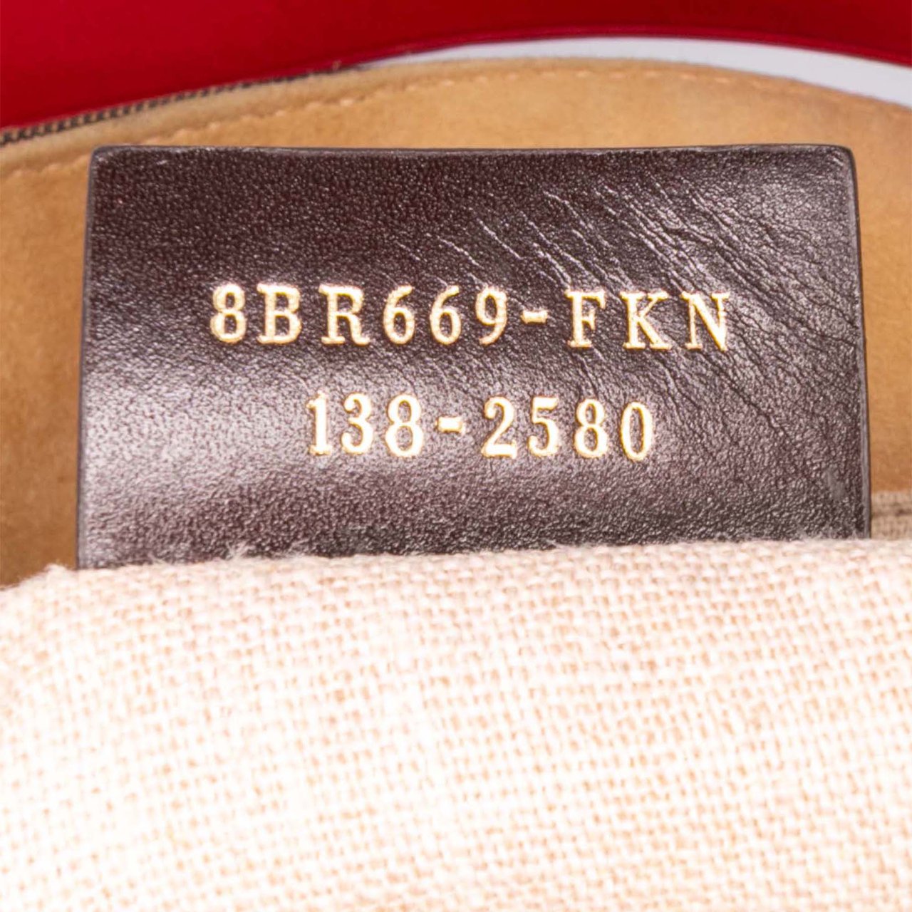 Fendi Canvas Pequin Shoulder Bag Bruin
