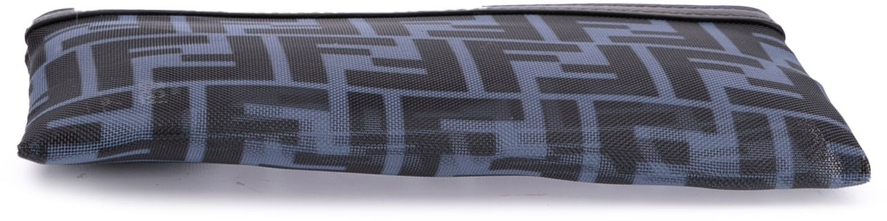 Fendi FF Mesh Pouch Grijs