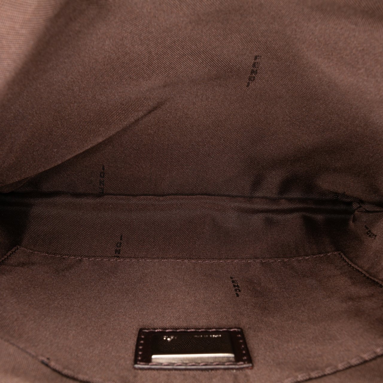 Fendi Zucchino Denim Crossbody Blauw