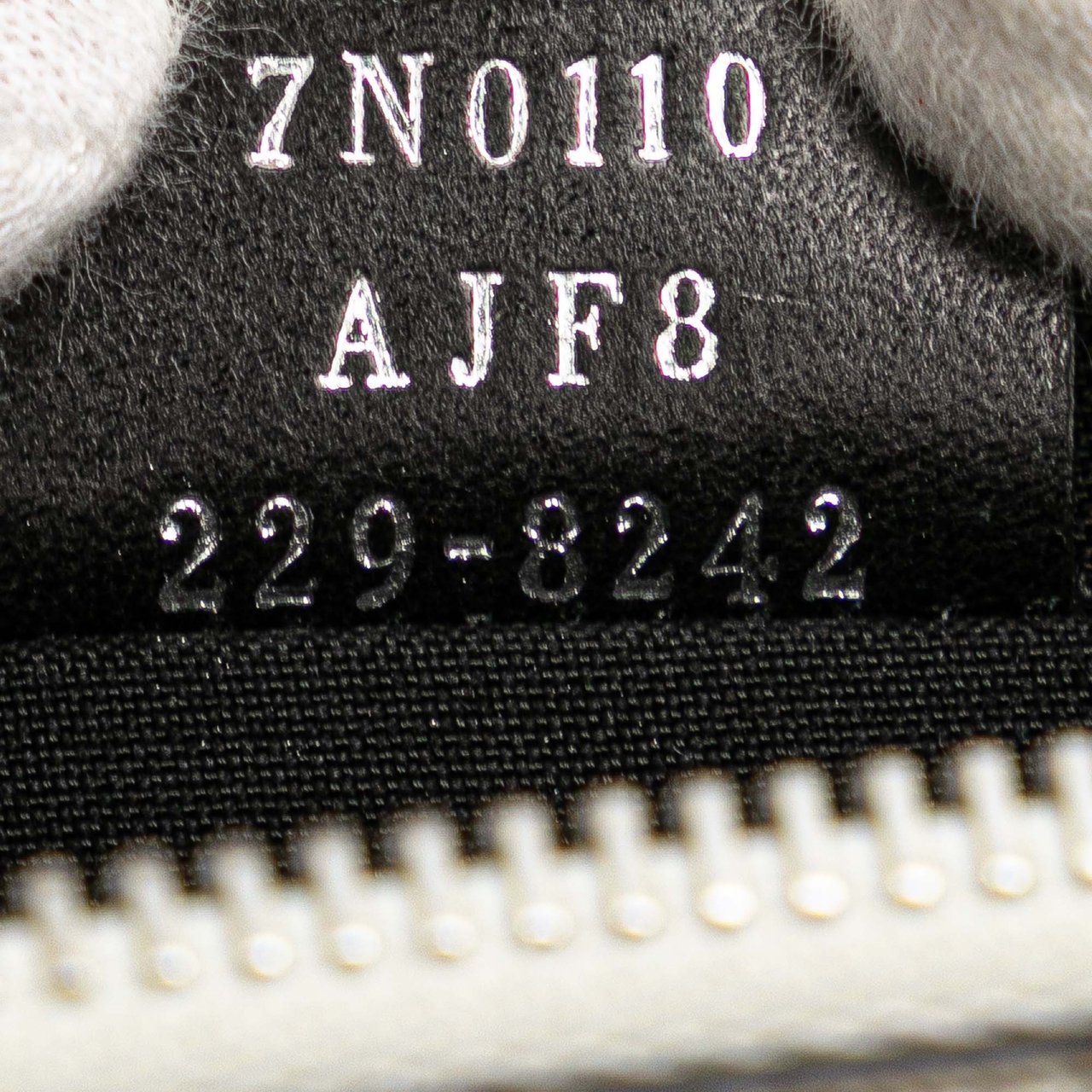 Fendi Zucca Coated Canvas FF 1974 Diagonal Vitello Liberty Clutch Wit