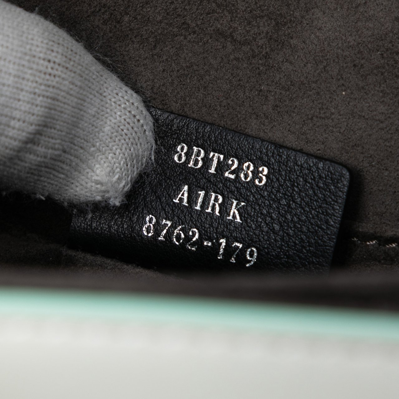 Fendi Medium Scalloped Leather Studded Kan I Satchel Wit