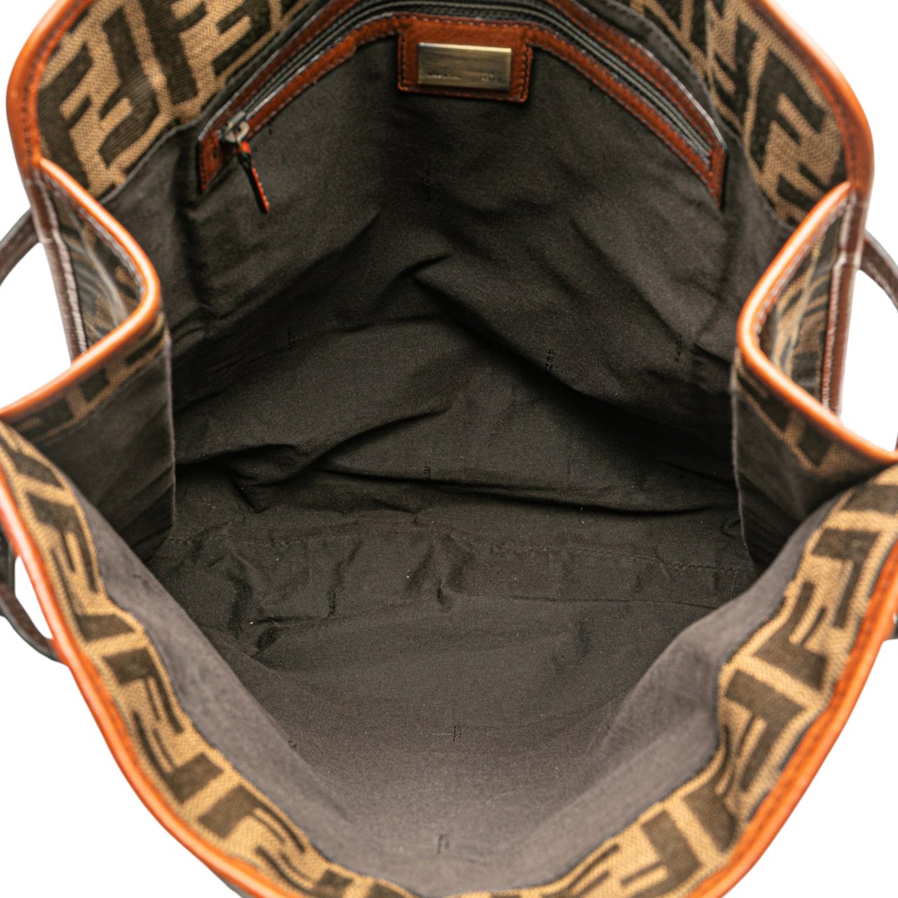 Fendi Zucca Canvas Tote Bruin