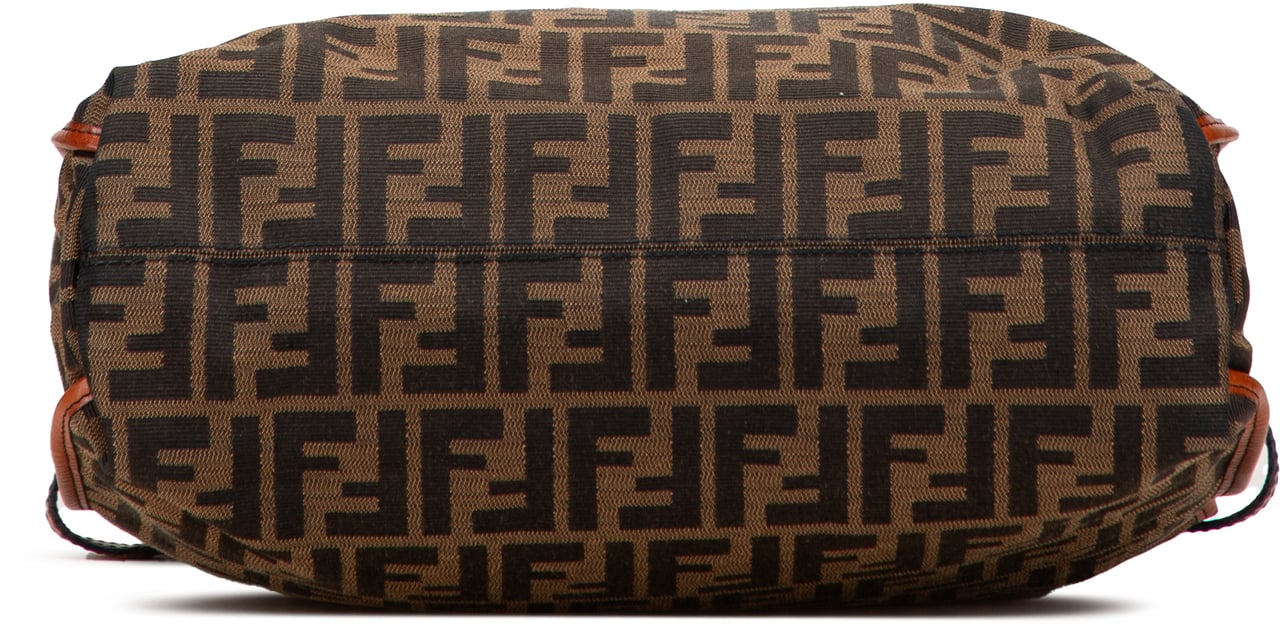 Fendi Zucca Canvas Tote Bruin